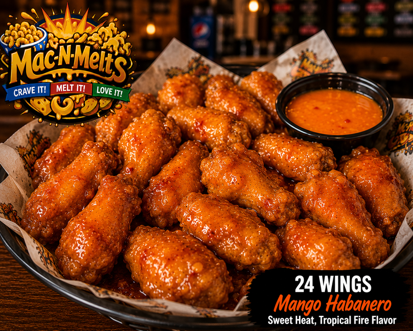 24 Wings Regular or Boneless (Choose Your Sauce)